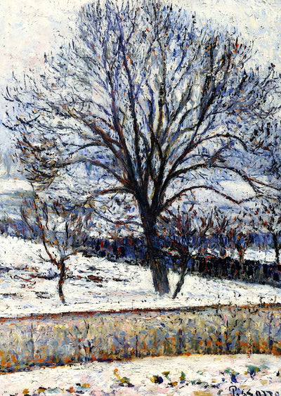 The Thaw, Eragny 1893 Painting by Camille Pissarro Art Print (6 Sizes)