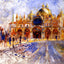 The Piazza San Marco 1881 Painting by Pierre-Auguste Renoir Art Print (6 Sizes)