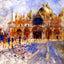 The Piazza San Marco 1881 Painting by Pierre-Auguste Renoir Art Print (6 Sizes)