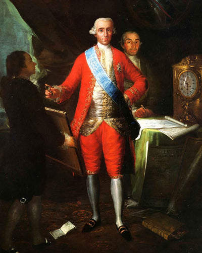The Count of Floridablanca art print by Francisco Goya (1783)