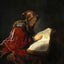 The Prophetess Anna (Rembrandt`S Mother) Art Print 1631 by Rembrandt (6 Sizes)