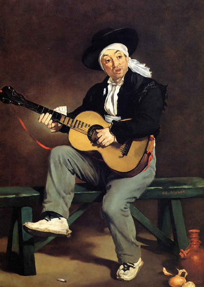 The Spanish Singer 1860 Painting by Edouard Manet Art Print (6 Sizes)