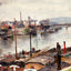 The Port of Rouen 1883 Painting by Camille Pissarro Art Print (6 Sizes)