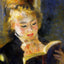 The Reader (Young Woman Reading a Book) 1876 by Renoir Art Print (6 Sizes)