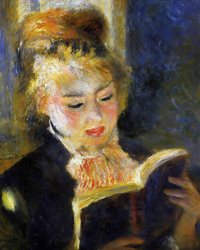 The Reader (Young Woman Reading a Book) by Pierre-Auguste Renoir 8x10" Print
