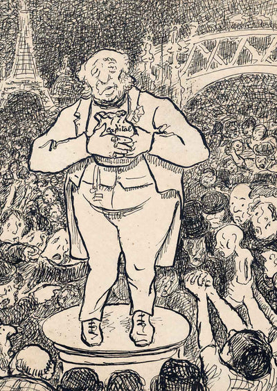 The War of Haves and Have Nots Art Print 1894 by Camille Pissarro (6 Sizes)