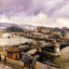 The Pont Boieldieu, Rouen, Rain Effect Art Print 1896 by Pissarro (6 Sizes)