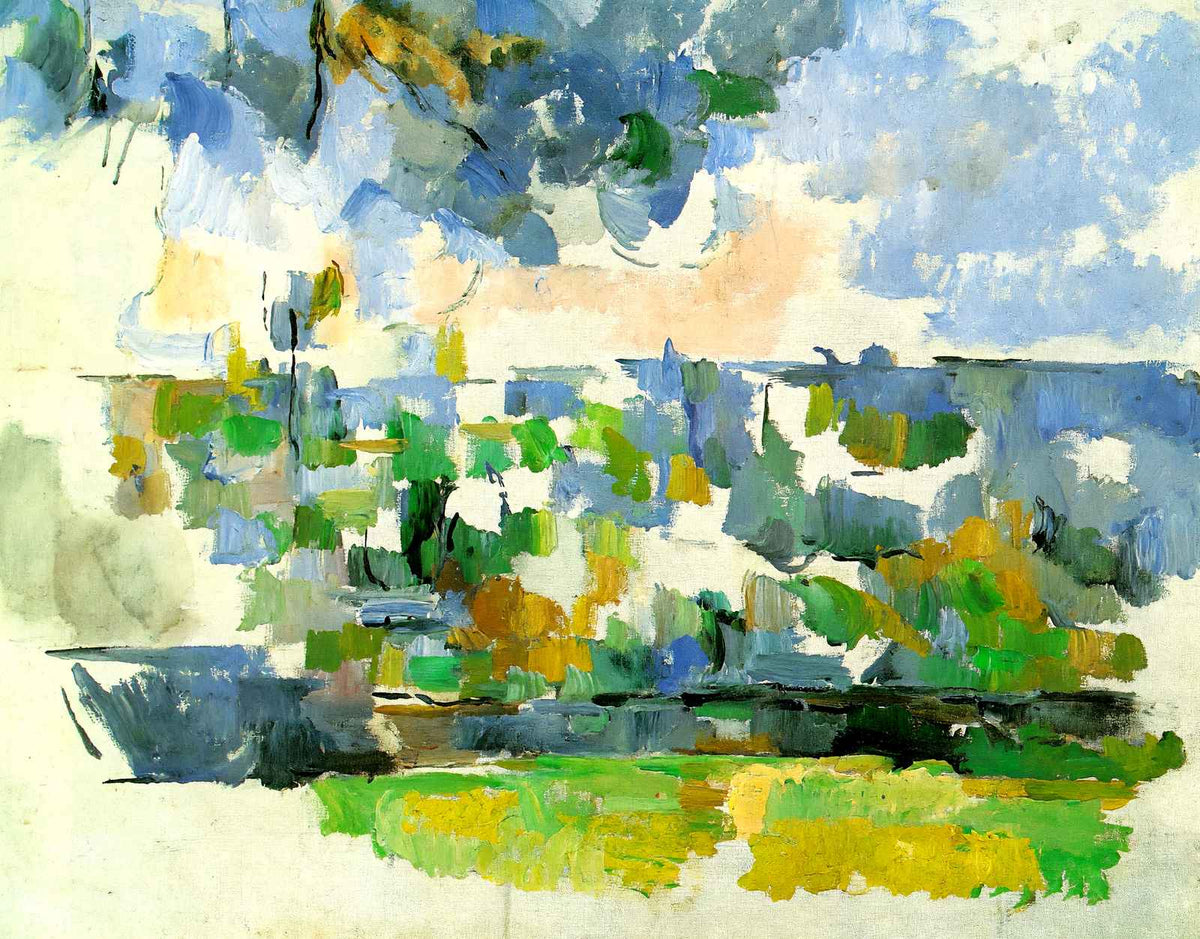 The Garden at Les Lauves Fine Art Print 1906 Painting by Paul Cezanne (6 Sizes)