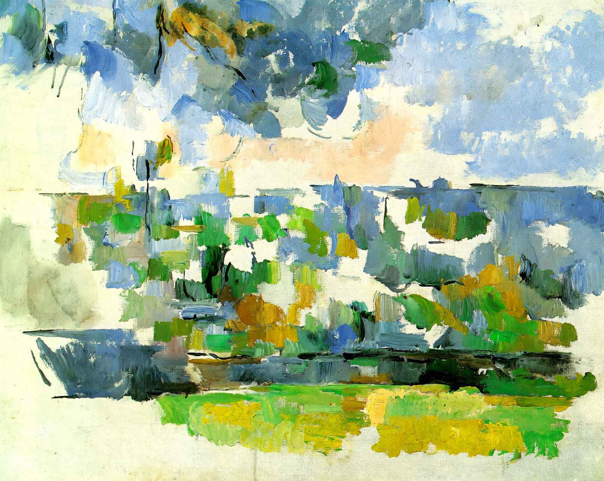 The Garden at Les Lauves painting by Paul Cezanne (1906)