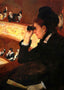 The Opera 1878 Painting by Mary Cassatt Fine Art Print (6 Sizes) - Enhanced