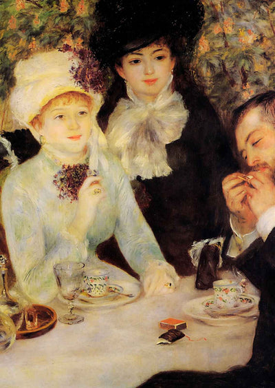 The End of Lunch 1879 Painting by Pierre-Auguste Renoir Art Print (6 Sizes)
