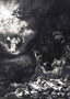 The Angel Appearing to the Shepherds 1634 by Rembrandt Fine Art Print (6 Sizes)