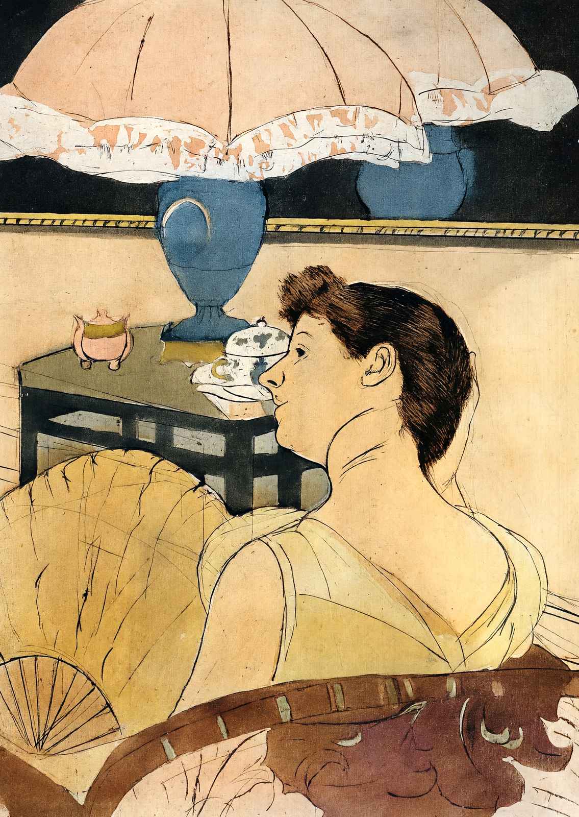 The Lamp 1891 Painting by Mary Cassatt Art Print (6 Sizes) - Acid Free