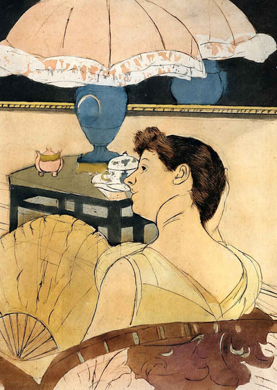 The Lamp 1891 Painting by Mary Cassatt Art Print (6 Sizes) - Acid Free