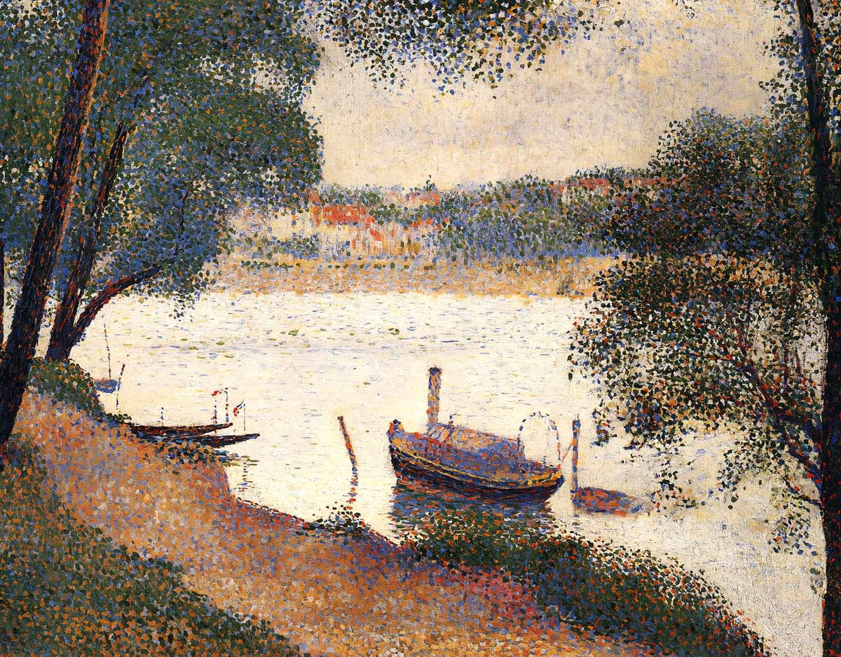 The Seine at La Grande Jatte in the Spring 1888 by Seurat Art Print (6 Sizes)