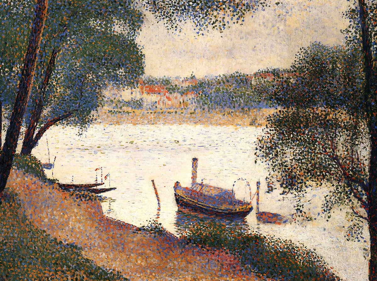 The Seine at La Grande Jatte in the Spring 1888 by Seurat Art Print (6 Sizes)