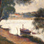 The Seine at La Grande Jatte in the Spring art print by Georges Seurat (1888)