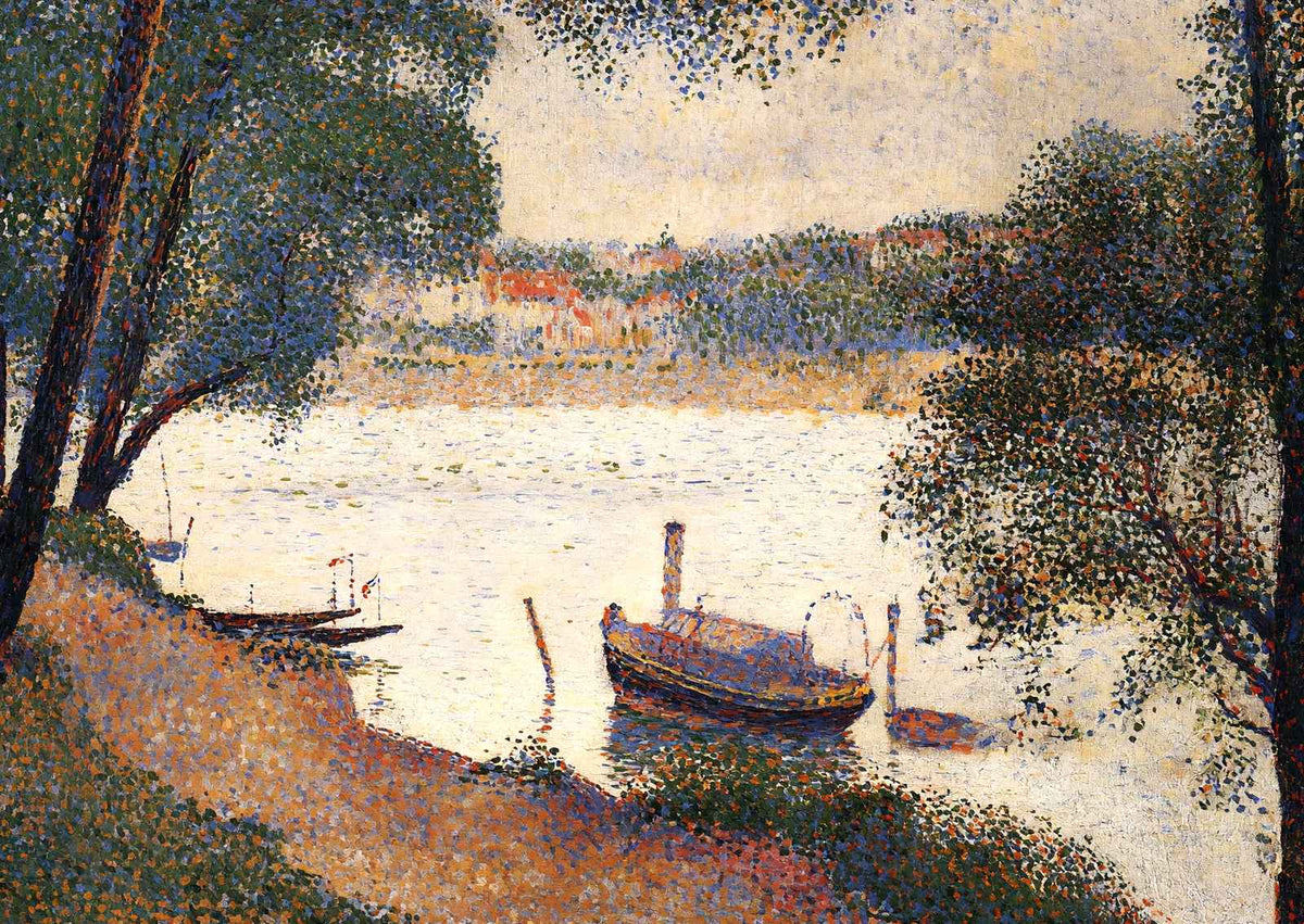 The Seine at La Grande Jatte in the Spring 1888 by Seurat Art Print (6 Sizes)