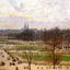 The Tuilleries Gardens Winter Afternoon art print by Camille Pissarro (1899)