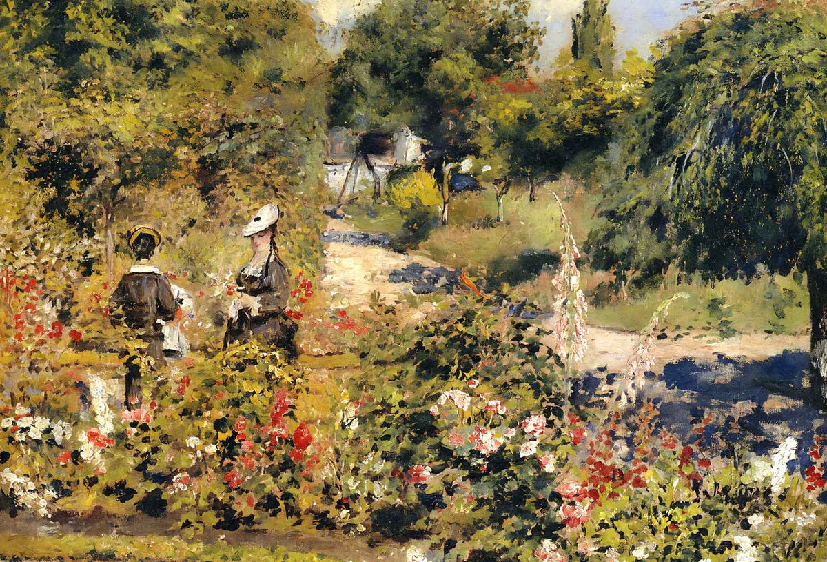 The Garden at Fontenay Art Print 1874 by Pierre-Auguste Renoir (6 Sizes)