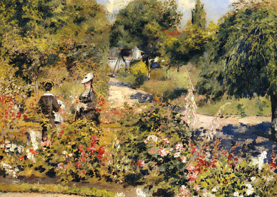 The Garden at Fontenay Art Print 1874 by Pierre-Auguste Renoir (6 Sizes)