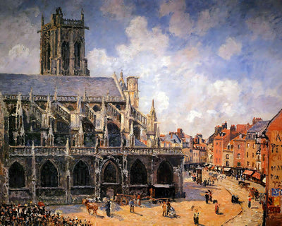 The Church of St Jacques in Dieppe