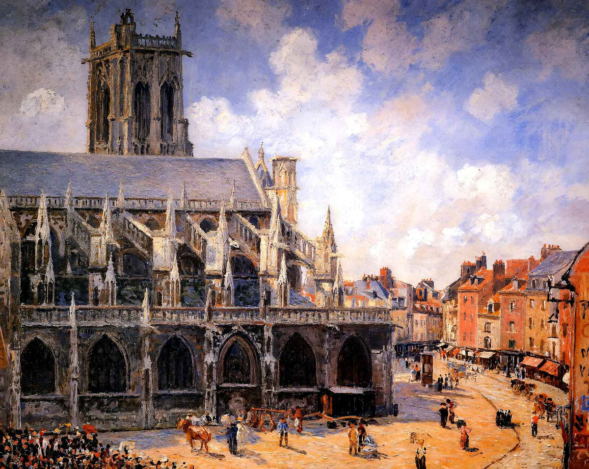 The Church of St Jacques in Dieppe