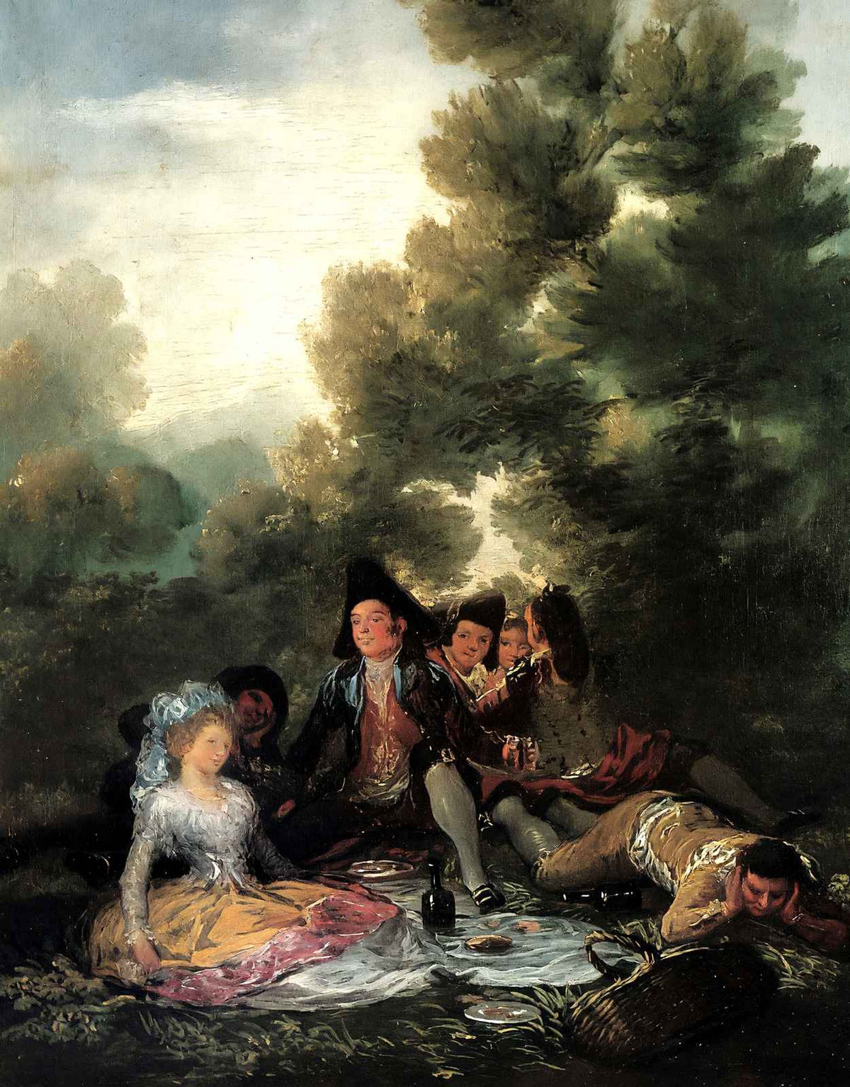 The Picnic 1788 Painting by Francisco Goya Art Print (6 Sizes) - Acid Free