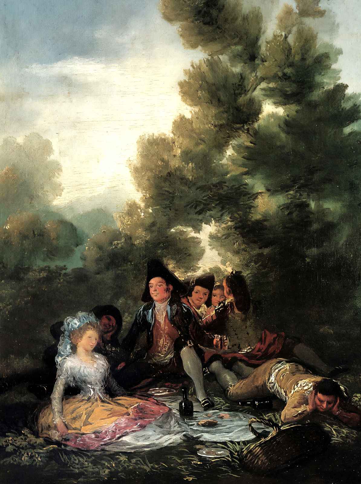 The Picnic 1788 Painting by Francisco Goya Art Print (6 Sizes) - Acid Free