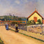 The Railroad Crossing at Les Patis 1873 by Camille Pissarro Art Print (6 Sizes)