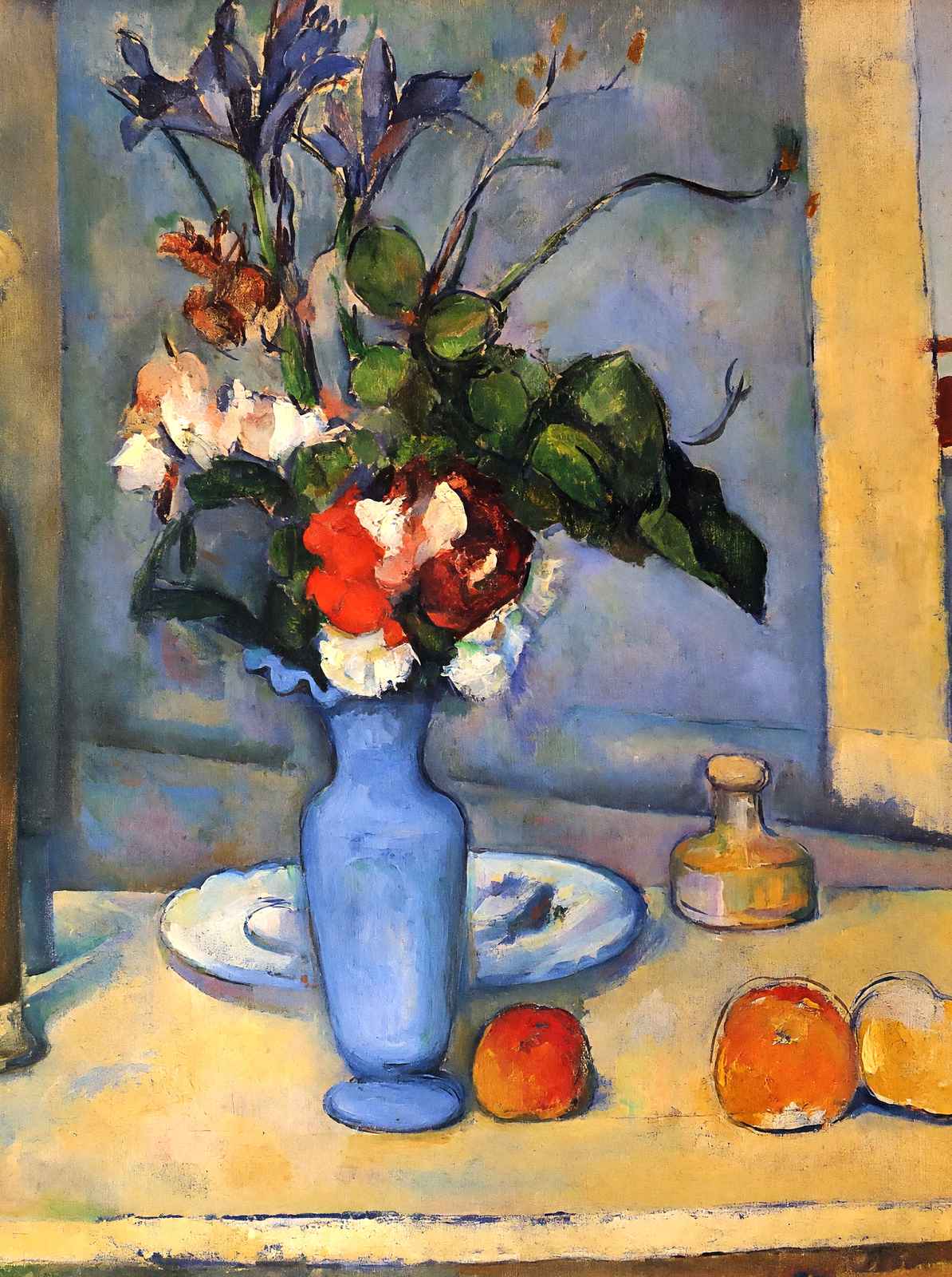 The Blue Vase Art Print 1887 Painting by Paul Cezanne (6 Sizes) - Premium Print