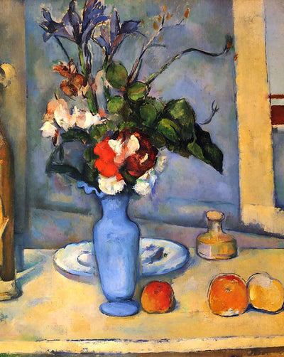 The Blue Vase art print by Paul Cezanne (1887)