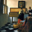 The Music Lesson Art Print 1665 Painting by Johannes Vermeer (6 Sizes)