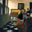The Music Lesson art print by Johannes Vermeer (1665)