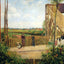 The Railroad Bridge at Bedford Park by Camille Pissarro Art Print (6 Sizes)