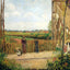 The Railroad Bridge at Bedford Park by Camille Pissarro Art Print (6 Sizes)