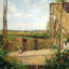 The Railroad Bridge at Bedford Park by Camille Pissarro Art Print (6 Sizes)