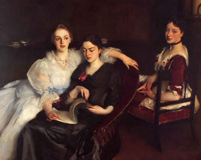 The Misses Vickers art print by John Singer Sargent (1884)