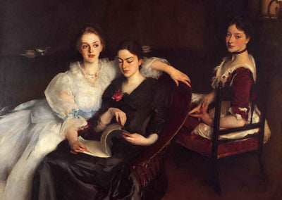 The Misses Vickers Art Print 1884 Painting by John Singer Sargent (6 Sizes)
