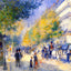 The Great Boulevards Art Print 1875 Painting by Pierre-Auguste Renoir (6 Sizes)