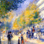 The Great Boulevards Art Print 1875 Painting by Pierre-Auguste Renoir (6 Sizes)