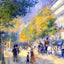 The Great Boulevards Art Print 1875 Painting by Pierre-Auguste Renoir (6 Sizes)
