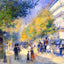 The Great Boulevards fine art print by Pierre-Auguste Renoir (1875)