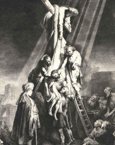 The Descent from the Cross (1633) art print by Rembrandt (1633)