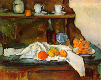 The Buffet art print by Paul Cezanne (1877)