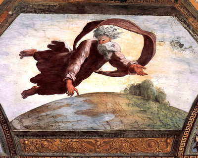 The Separation of Land and Water fine art print by Raphael (1519)