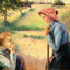 The Talk Art Print 1892 Painting by Camille Pissarro (6 Sizes) - Restored