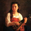 The Mandolin Player Art Print 1872 Painting by Mary Cassatt (6 Sizes)