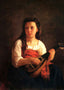 The Mandolin Player Art Print 1872 Painting by Mary Cassatt (6 Sizes)