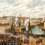Fishmarket, Dieppe, Grey Weather, Morning Art Print 1902 by Pissarro (6 Sizes)